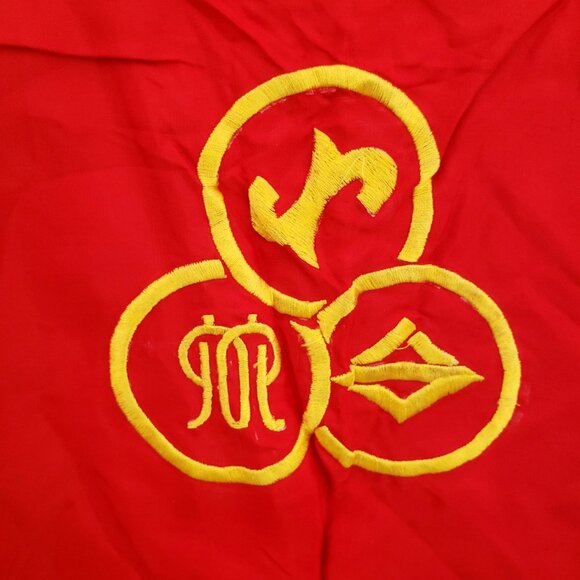 Unisex Asian Red Multicolor Beautiful Pattern Traditional Clothing Long Vest - Picture 15 of 15